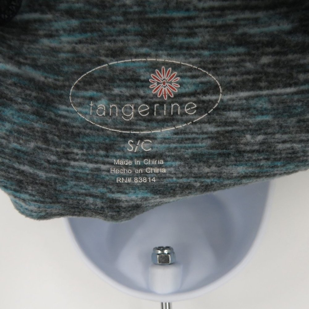 Tangerine Women's Zip Up Athletic Jacket S Gray Blue Zip Pockets - Picture 6 of 6